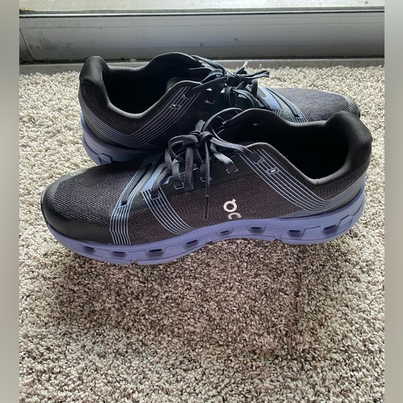 Mens Black and Blue cloudgo Shoes - Picture 3 of 7